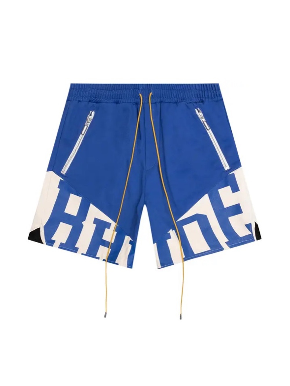 Mens Rhude SS2022 blue flight logo short XL